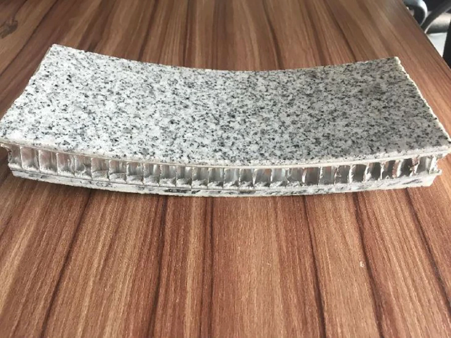 Curved Stone Veneer Honeycomb Panel