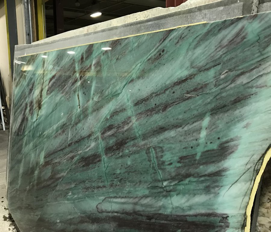 Emerald Green Quartzite Slab 02 Emerald Green Quartzite Slab 02